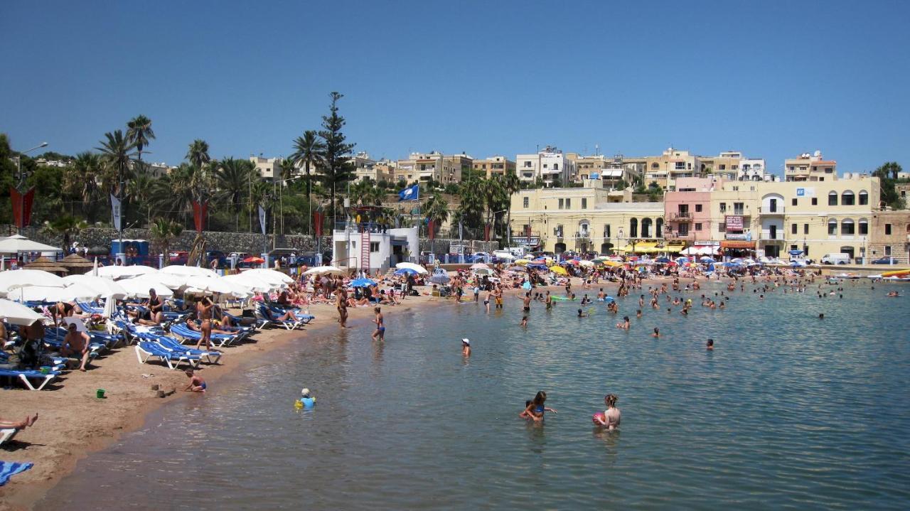 Deluxe Apartment Steps To St George'S Bay سانت جوليان المظهر الخارجي الصورة